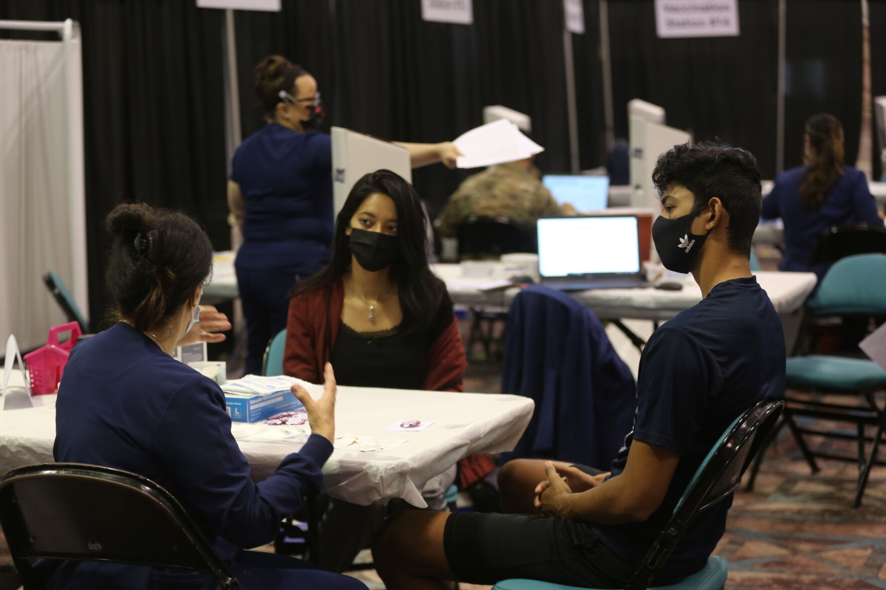The final day of the Atlantic City Convention Center state run mega site for COVID-19 vaccinations Saturday, June 19, 2021.